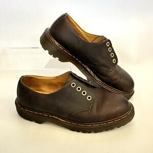 Vintage Dr. Marten’s 1561 Brown Gibson Oxford Shoes MIE Made in England UK 6